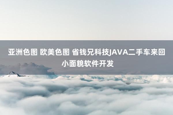 亚洲色图 欧美色图 省钱兄科技JAVA二手车来回 小面貌软件开发